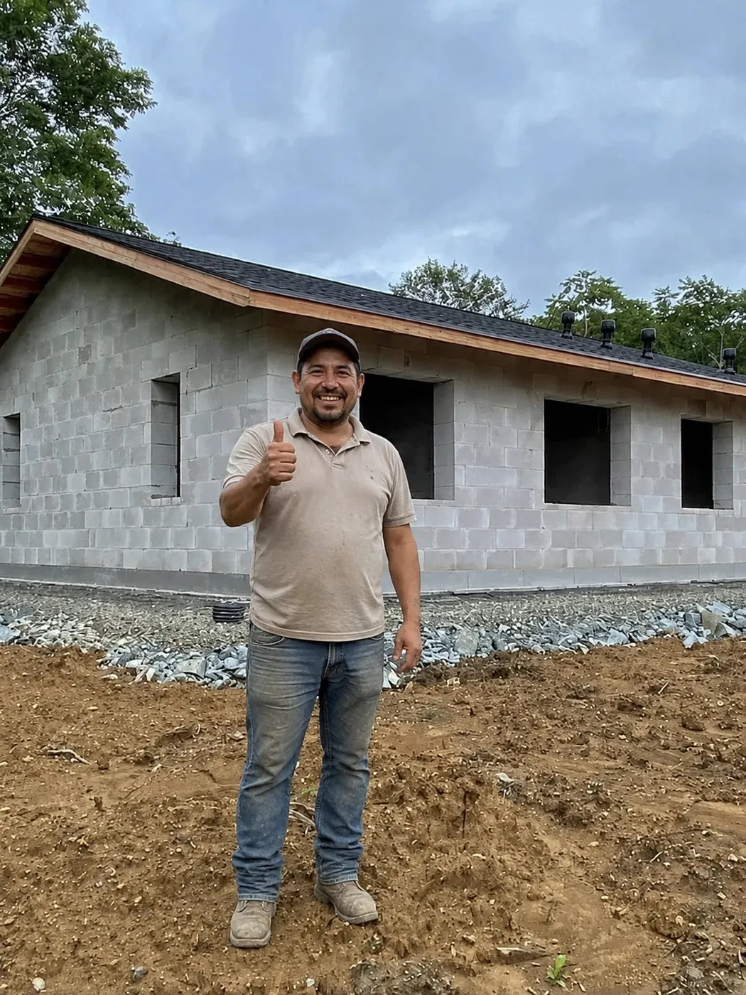 Casa de campo construida con nuestros planos
