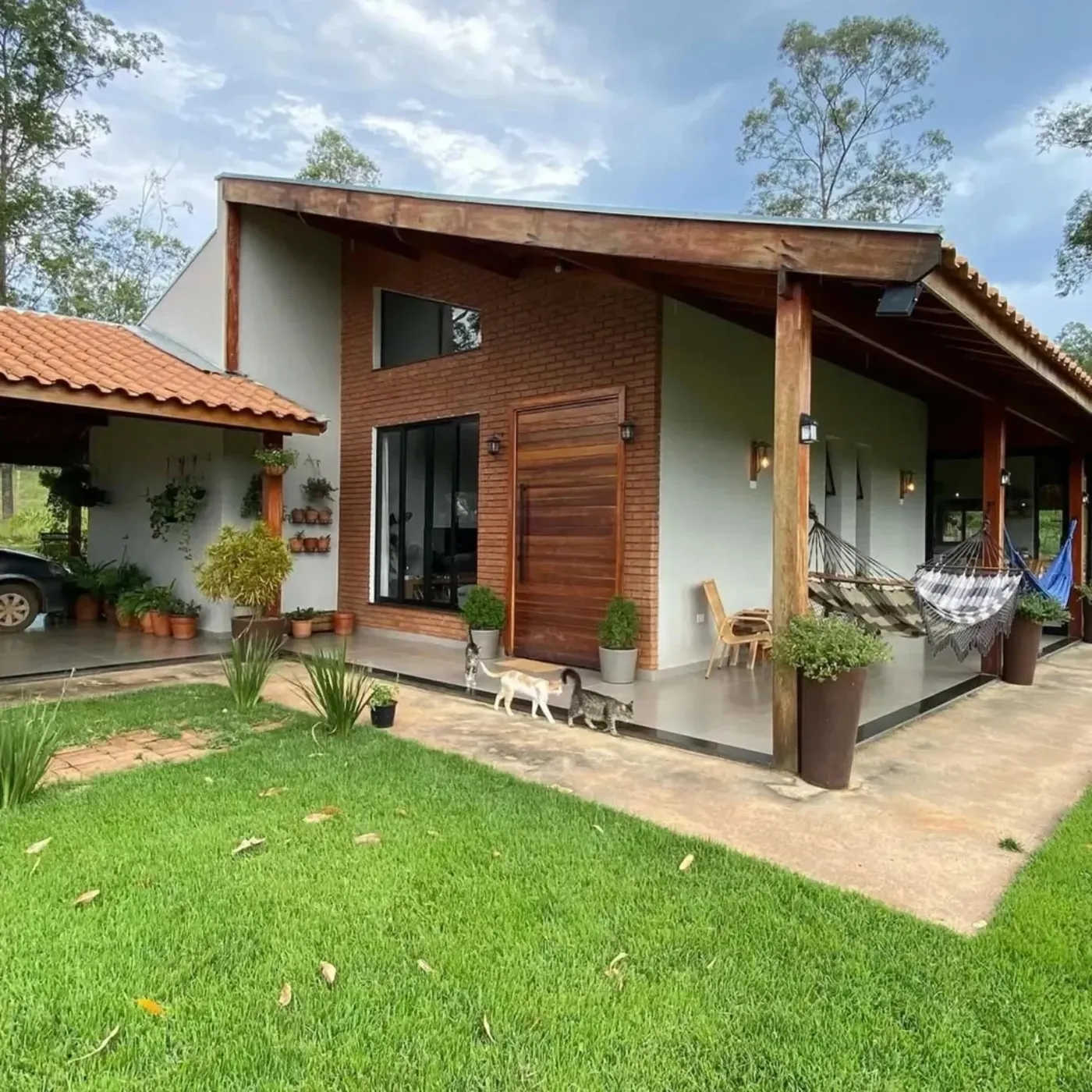 Casa de campo construida con nuestros planos