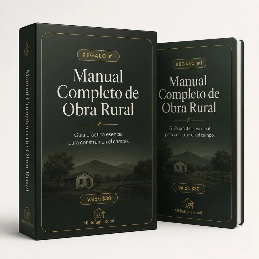 Mockup del Manual Completo de Obra Rural